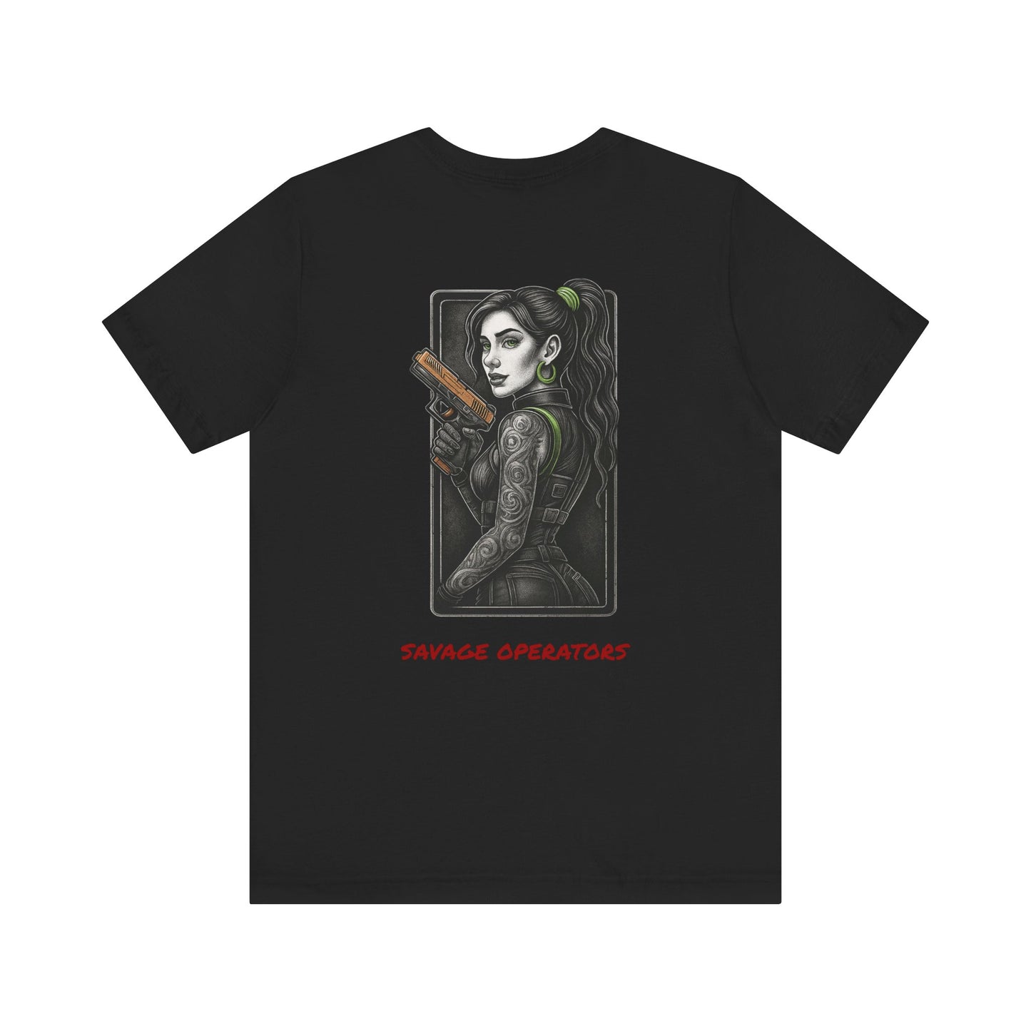 Savage Operators Angel Girl #1 Graphic Tee, Premium High Quality - not like cheaper brands.
