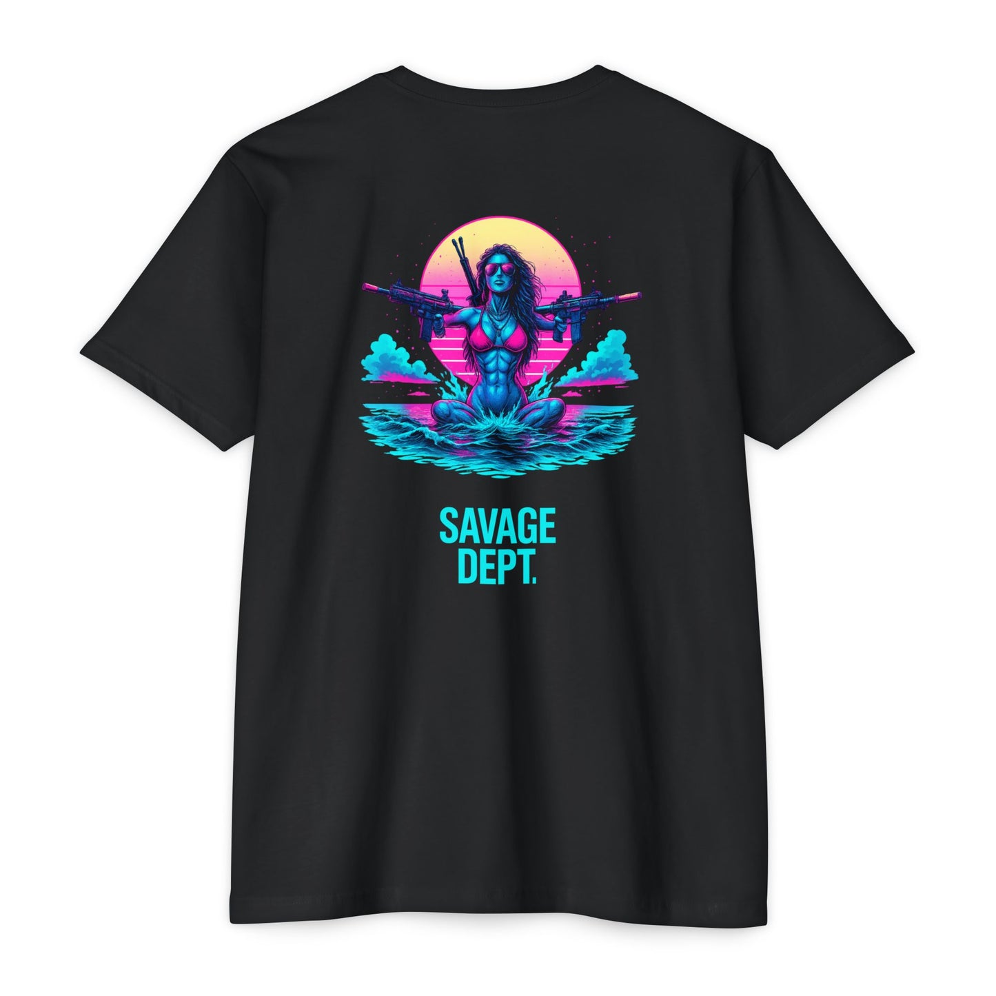 Neon Tactical Tee – Savage Dept. Girl 2 Graphic Shirt for Rebels, Operators, and Street Soldiers