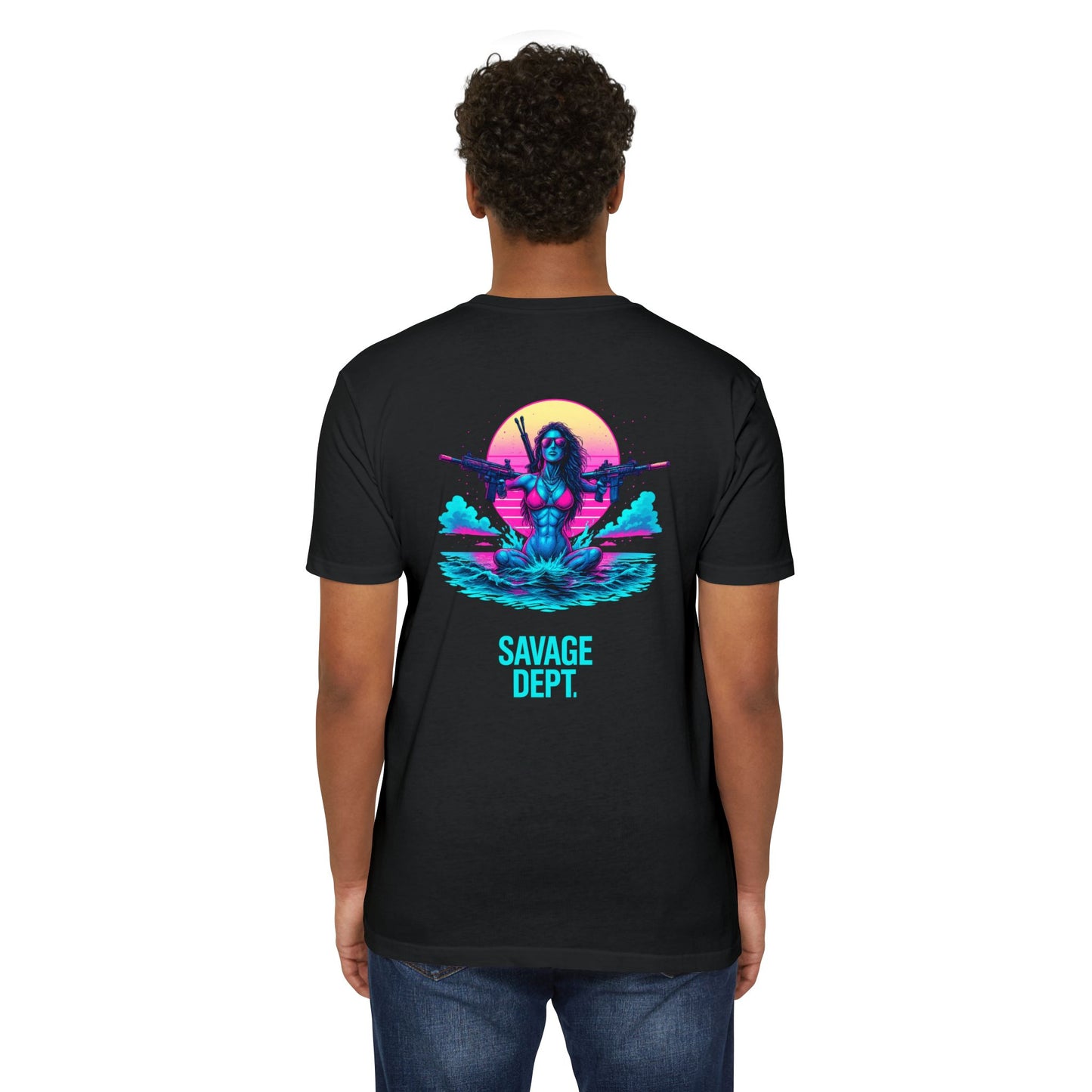 Neon Tactical Tee – Savage Dept. Girl 2 Graphic Shirt for Rebels, Operators, and Street Soldiers