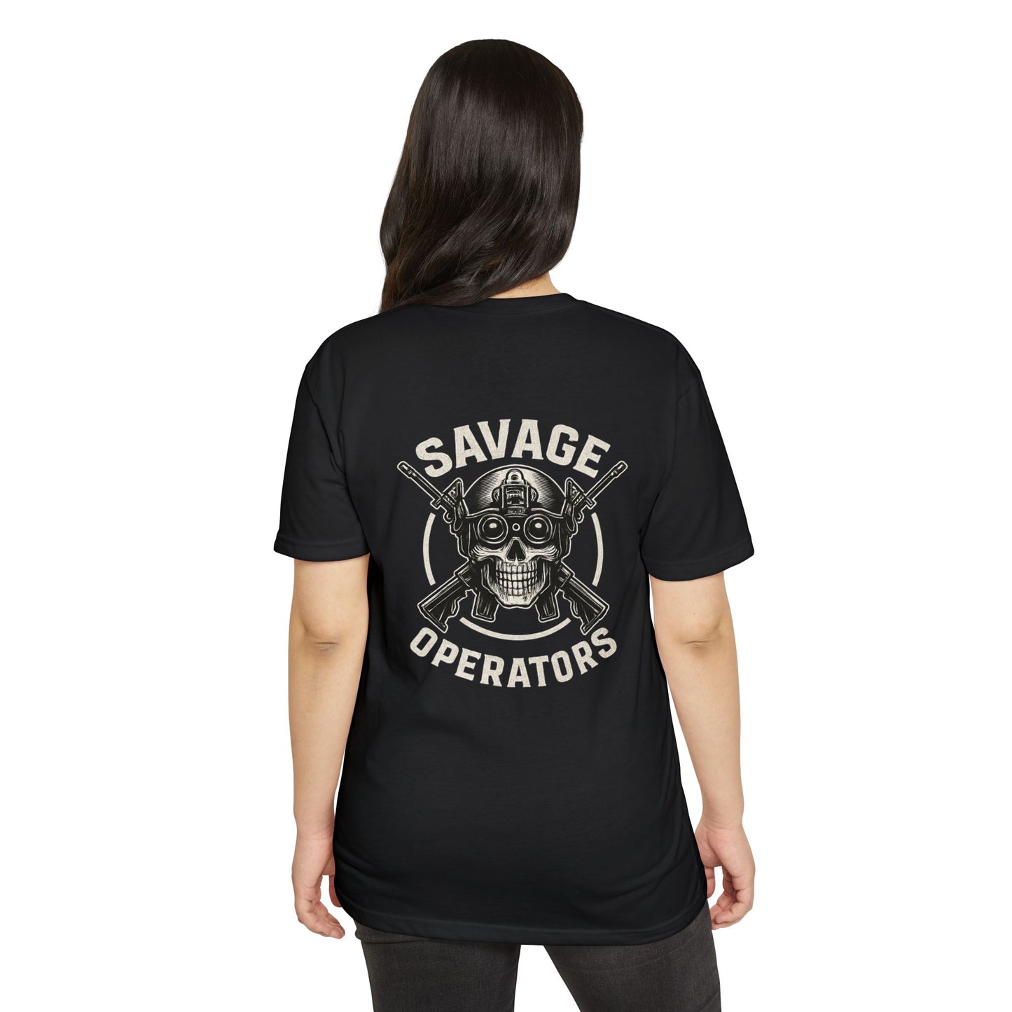 Savage Operators Skull Tee – Cool Tactical Skull Shirt