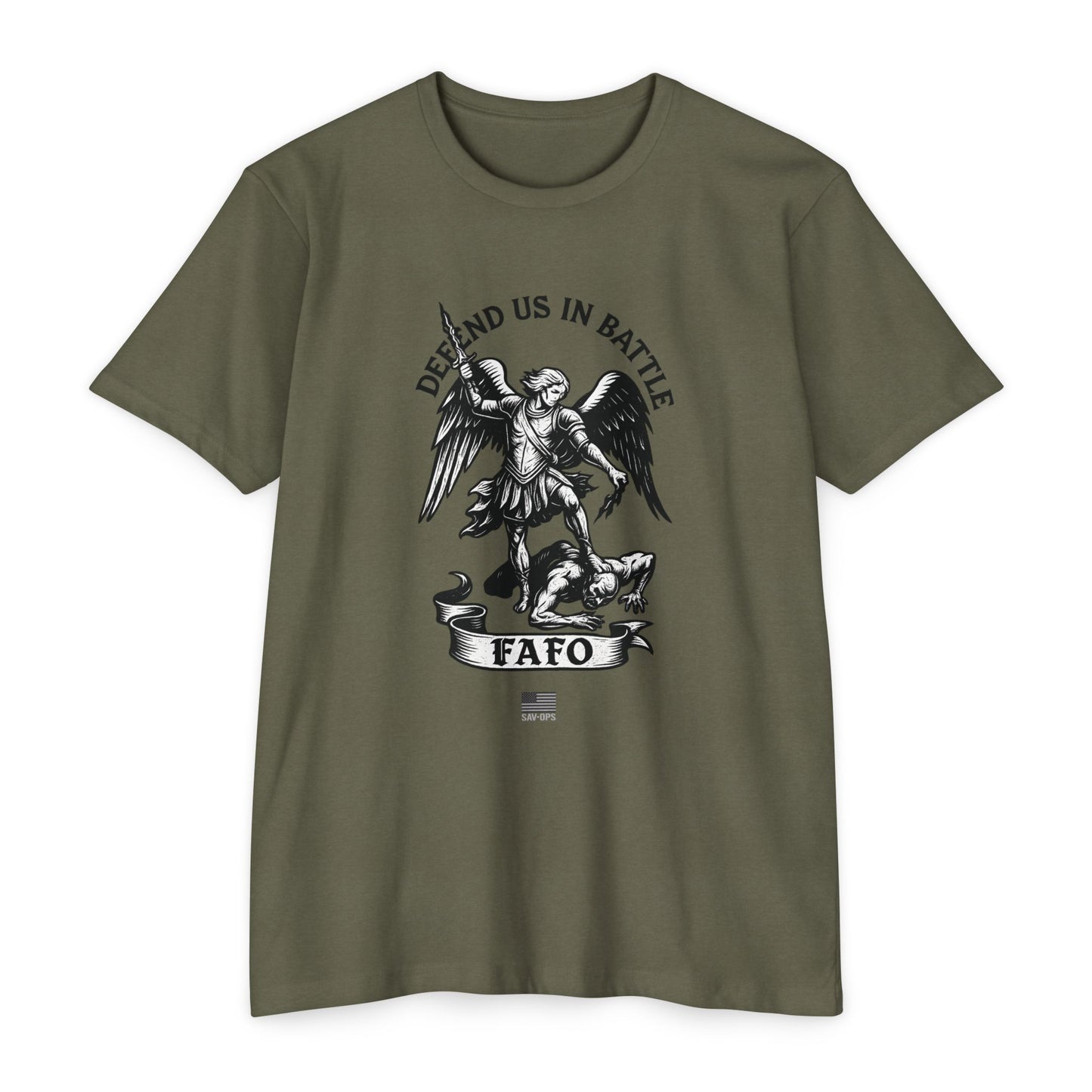 FAFO – St. Michael Archangel Tee | Savage Operators