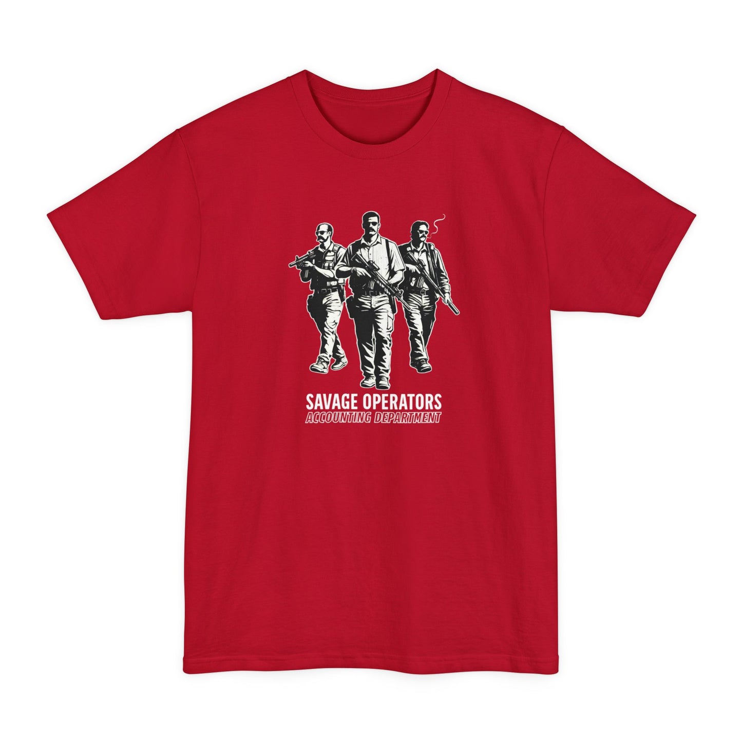 Savage Operators Account Department Tactical Crew Tall T-Shirt