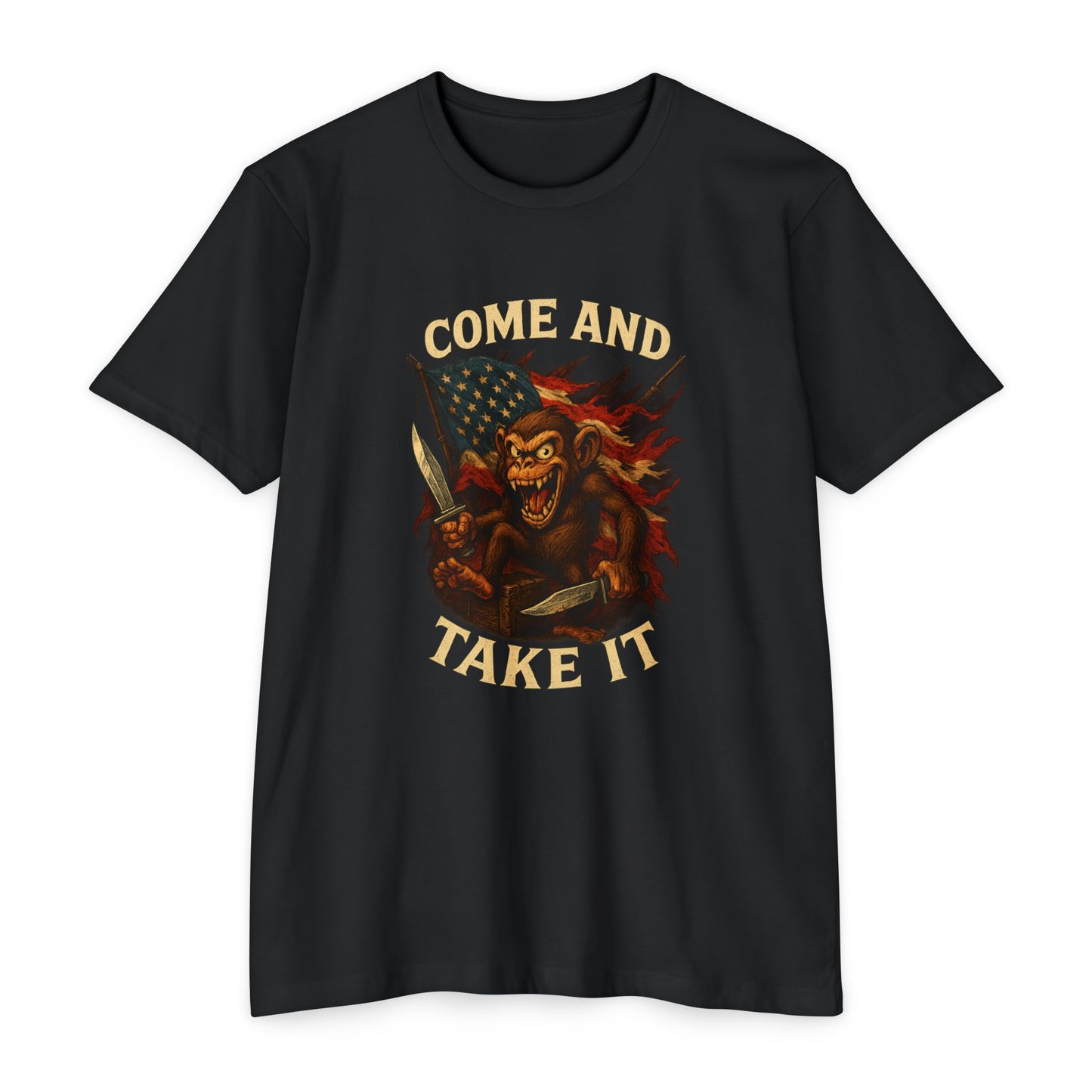Come And Take It Monkey – Patriotic Freedom 2A Shirt