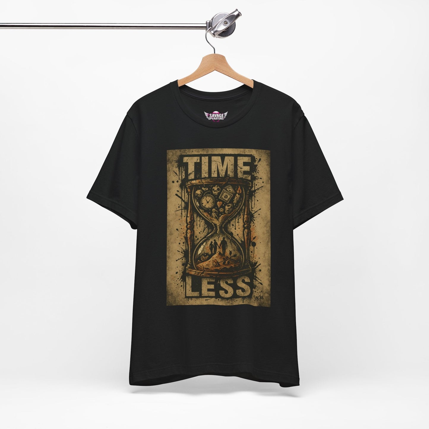Timeless Graphic Tee by Savage Operators - FRONT PRINT - Savage Operators Tactical Tee | T-Shirt | Savage Operators Clothing | Patriotic Apparel | Military Humor | High Quality Black