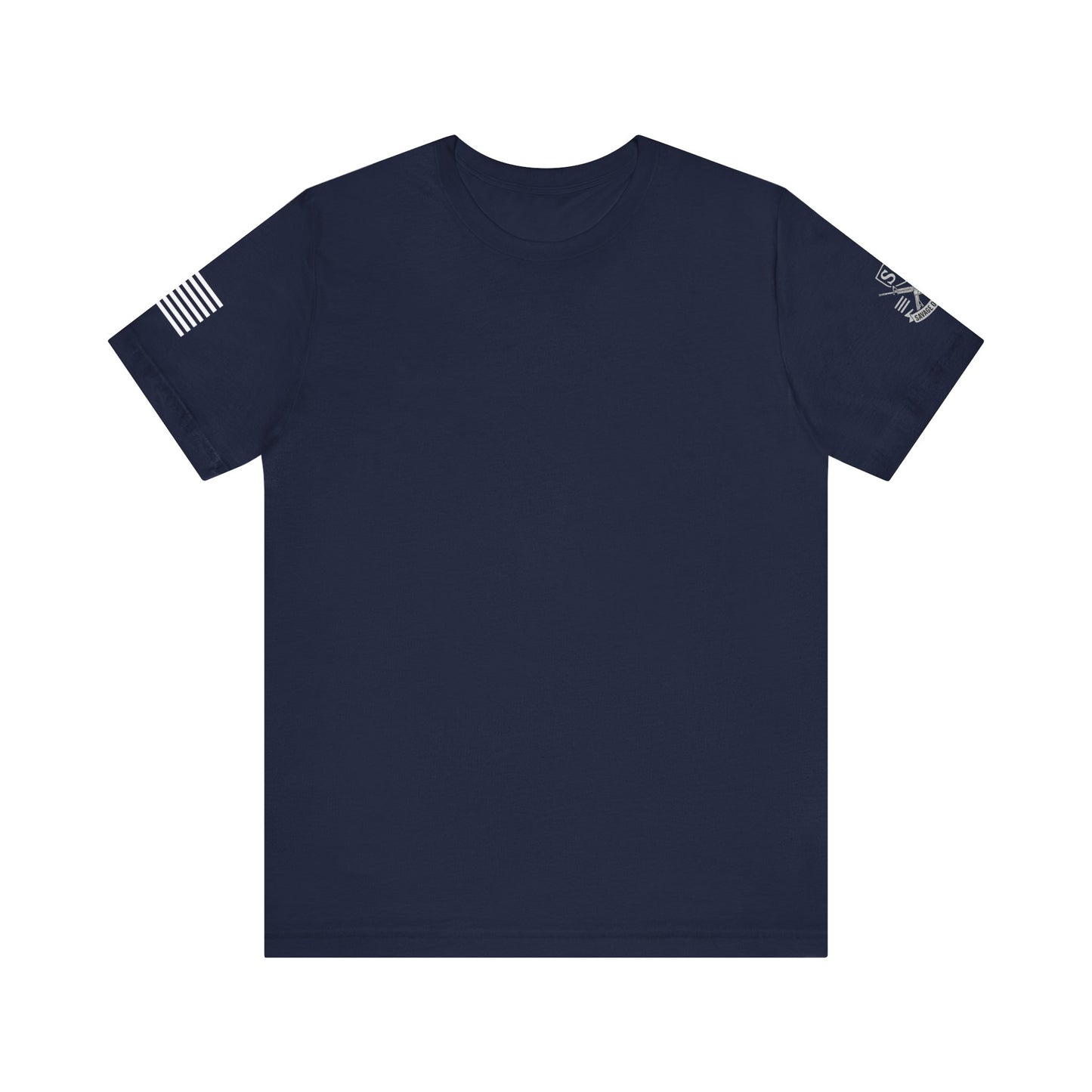Premium Basic Tee's with WHITE FLAG (multiple color choices)