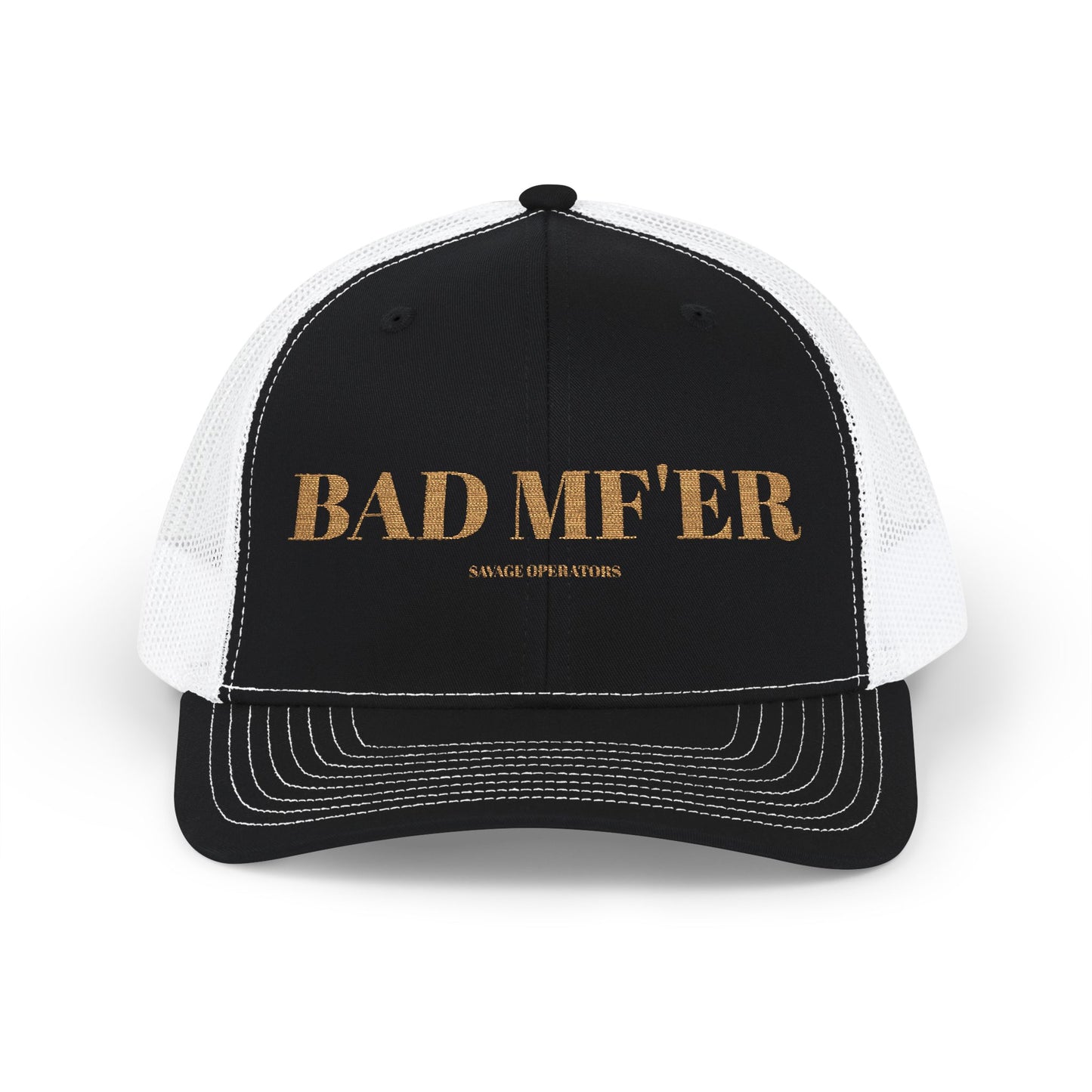 Bad MF’er Hat – Bold Statement Trucker Cap | Savage Operators Apparel