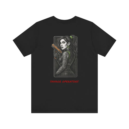 Savage Operators Angel Girl #1 Graphic Tee, Premium High Quality - not like cheaper brands.