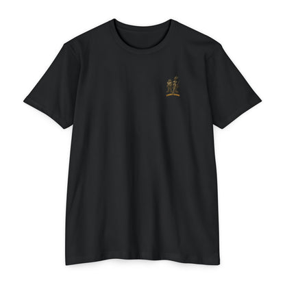 Looney Goons Back Print Parody Shirt | Streetwear Chest Logo Tee for Dark Humor Fans