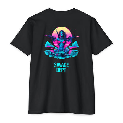 Neon Tactical Tee – Savage Dept. Girl 2 Graphic Shirt for Rebels, Operators, and Street Soldiers
