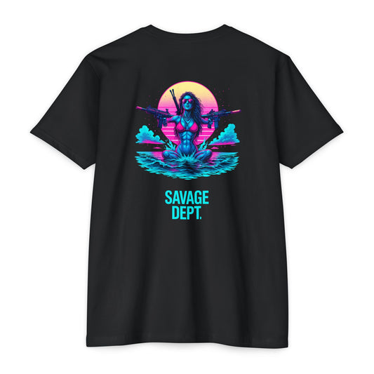 Neon Tactical Tee – Savage Dept. Girl 2 Graphic Shirt for Rebels, Operators, and Street Soldiers