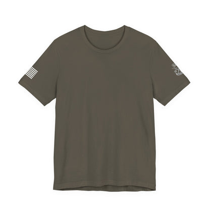 Premium Basic Tee's with WHITE FLAG (multiple color choices)