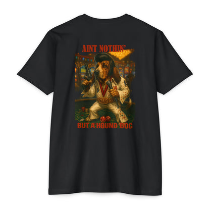 Ain’t Nothin’ But a Hound Dog Tactical Tee – Elvis Style, Armed Sass, Wild Night Energy, Great for Gifts, Dog Owners, Dog Lovers, Retro Style Shirt