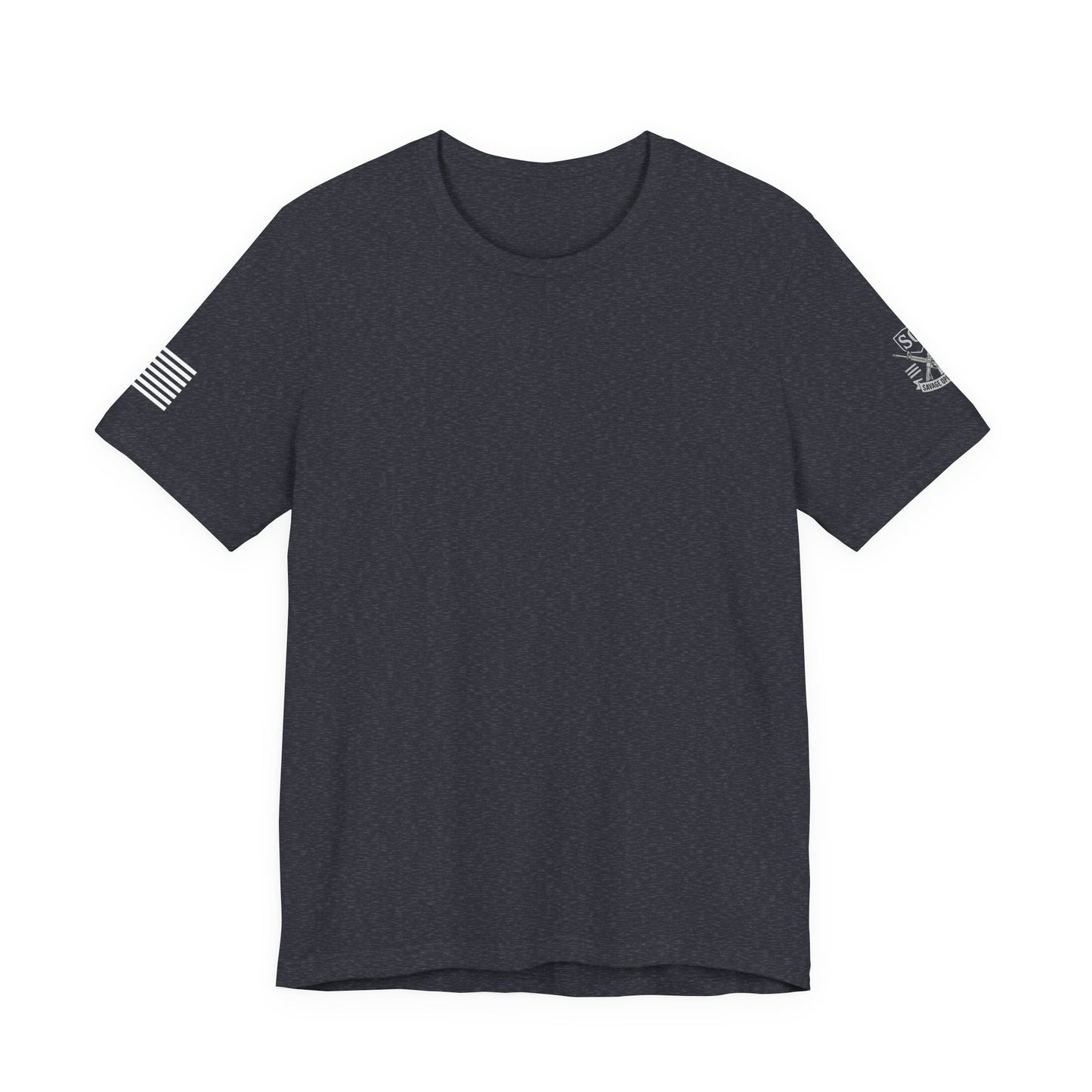 Premium Basic Tee's with WHITE FLAG (multiple color choices)