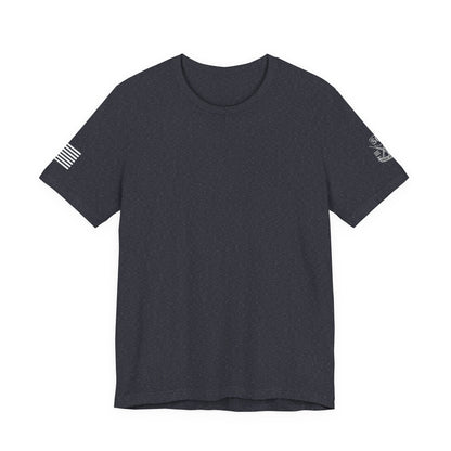 Premium Basic Tee's with WHITE FLAG (multiple color choices)