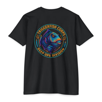 Triggerfish Corps Shirt – Deep Ops Division Tactical Fish - BACK PRINT