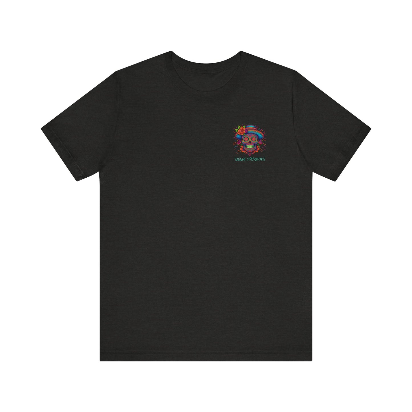 Savage Skull Trip – Trippy Neon Skull Shirt (LIMITED DROP) - BACK PRINT