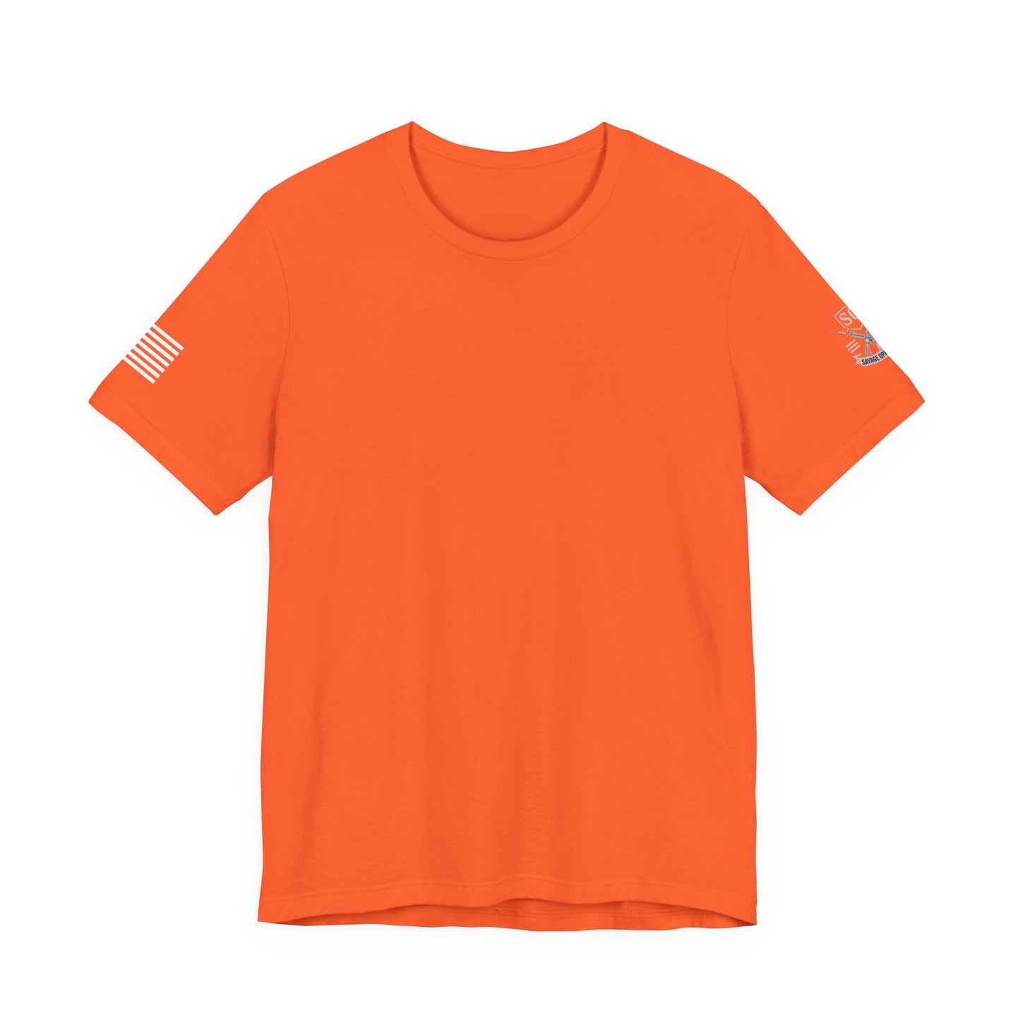 Premium Basic Tee's with WHITE FLAG (multiple color choices)