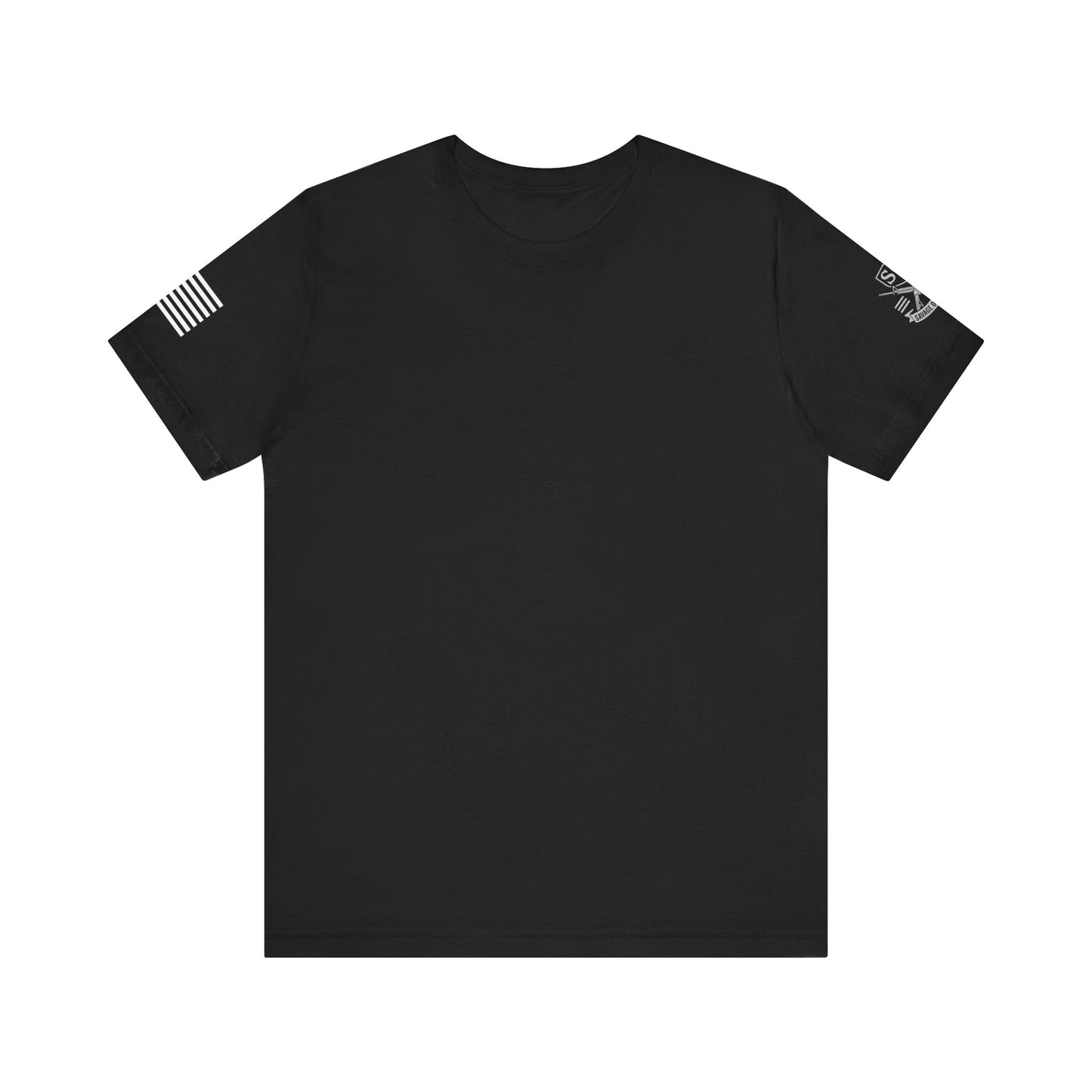 Premium Basic Tee's with WHITE FLAG (multiple color choices)