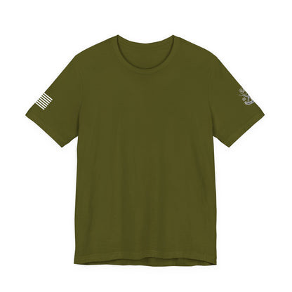 Premium Basic Tee's with WHITE FLAG (multiple color choices)