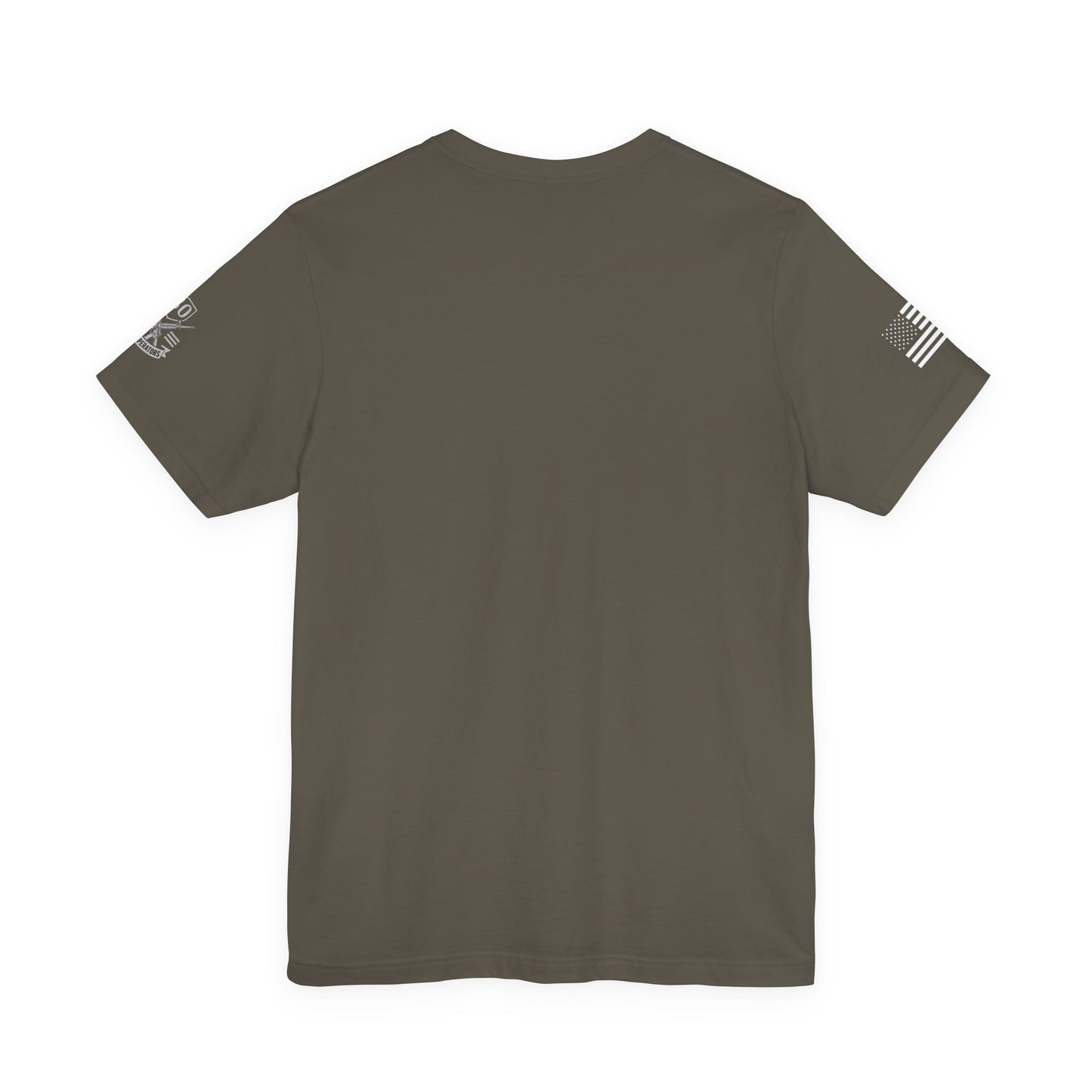 Premium Basic Tee's with WHITE FLAG (multiple color choices)