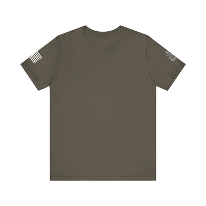 Premium Basic Tee's with WHITE FLAG (multiple color choices)