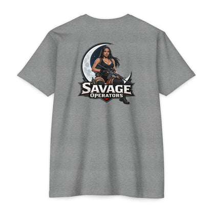 Savage Operators Tactical Moon Operator Shirt – Patriotic 2A Graphic Tee