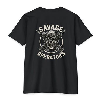 Savage Operators Skull Tee – Cool Tactical Skull Shirt