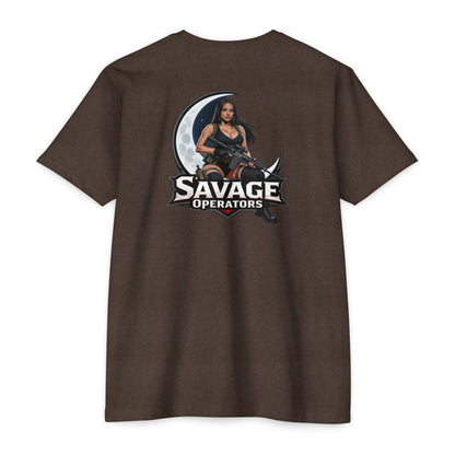 Savage Operators Tactical Moon Operator Shirt – Patriotic 2A Graphic Tee