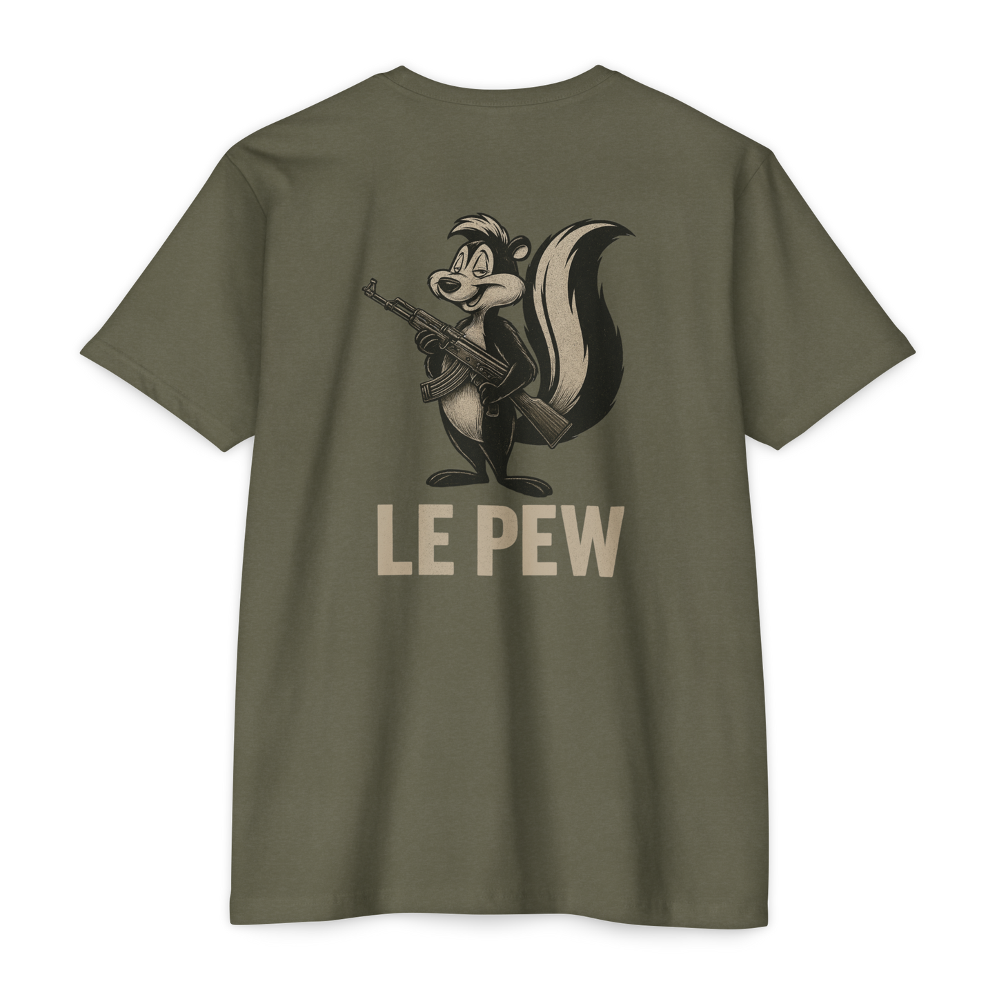 Le Pew Tee | Funny AK Skunk Shirt