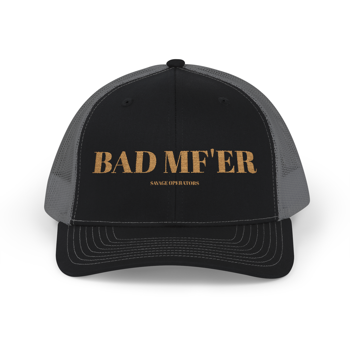 Bad MF’er Hat – Bold Statement Trucker Cap | Savage Operators Apparel