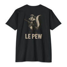 Le Pew Tee | Funny AK Skunk Shirt for Gun Owners & Degenerates with Dark Humor - BACK PRINT