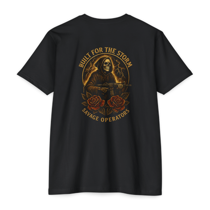 Built for the Storm – Grim Reaper Rifle Tee | Savage Operators Tactical T-Shirt