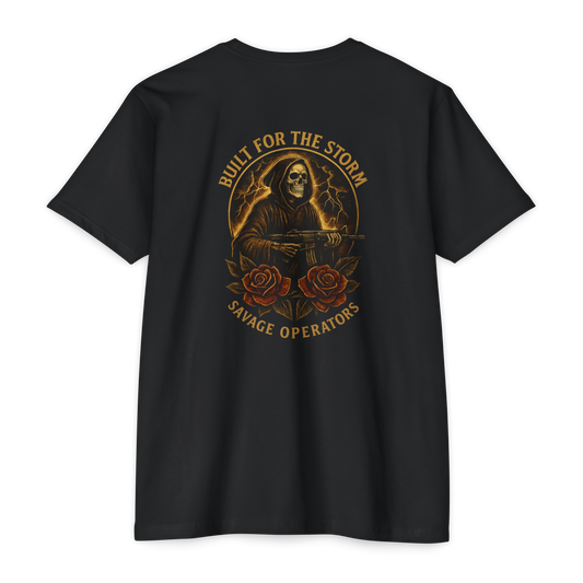 Built for the Storm – Grim Reaper Rifle Tee | Savage Operators Tactical T-Shirt