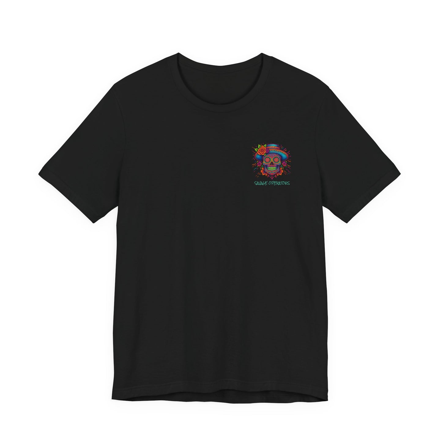 Savage Skull Trip – Trippy Neon Skull Shirt (LIMITED DROP) - BACK PRINT