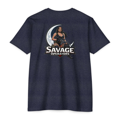 Savage Operators Tactical Moon Operator Shirt – Patriotic 2A Graphic Tee
