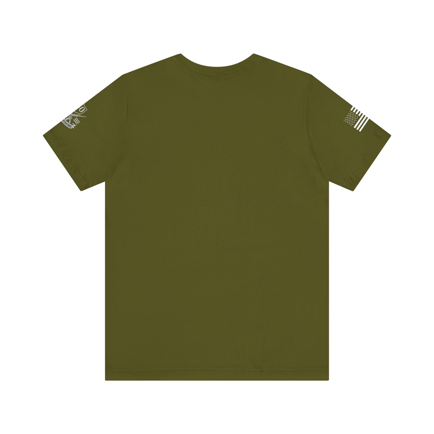 Premium Basic Tee's with WHITE FLAG (multiple color choices)