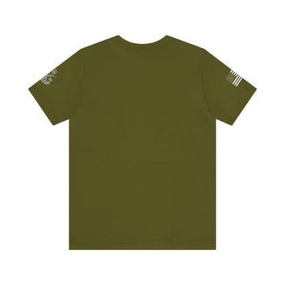 Premium Basic Tee's with WHITE FLAG (multiple color choices)