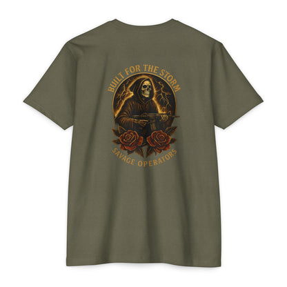 Built for the Storm – Grim Reaper Rifle Tee | Savage Operators Tactical T-Shirt