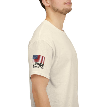 Savage Operators American Flag Sleeve Tee – Minimal Tactical Shirt