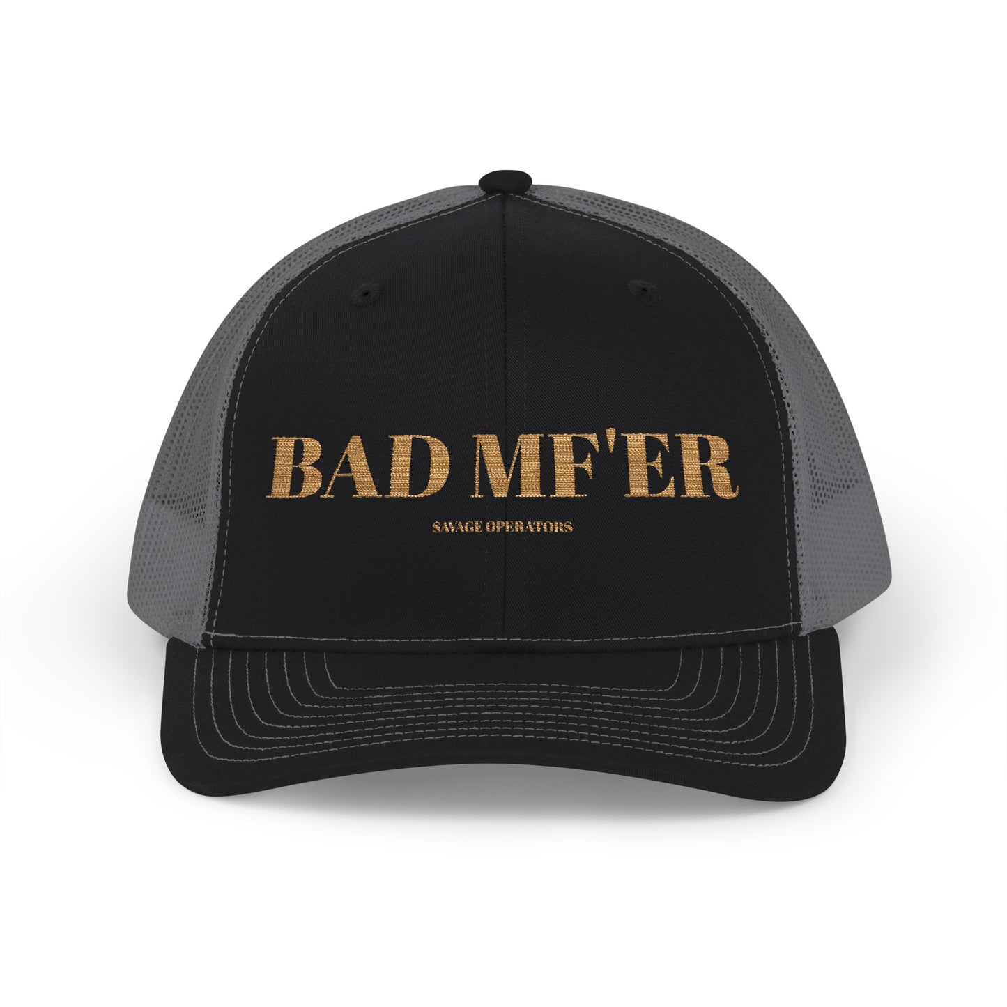 Bad MF’er Hat – Bold Statement Trucker Cap | Savage Operators Apparel