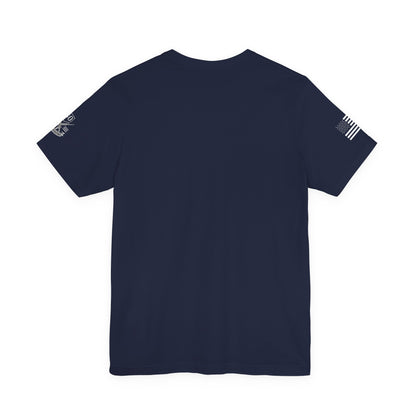 Premium Basic Tee's with WHITE FLAG (multiple color choices)