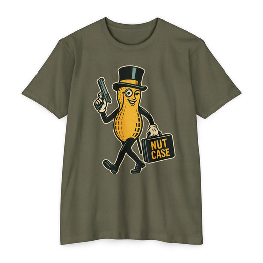 Nutcase Tactical Peanut T-Shirt – Funny SMG Parody Graphic Tee