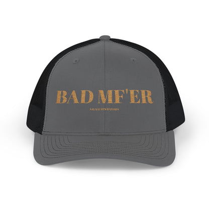 Bad MF’er Hat – Bold Statement Trucker Cap | Savage Operators Apparel