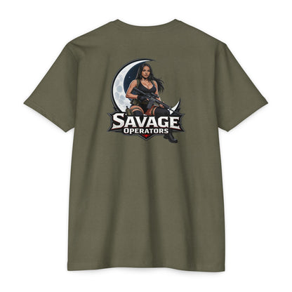 Savage Operators Tactical Moon Operator Shirt – Patriotic 2A Graphic Tee