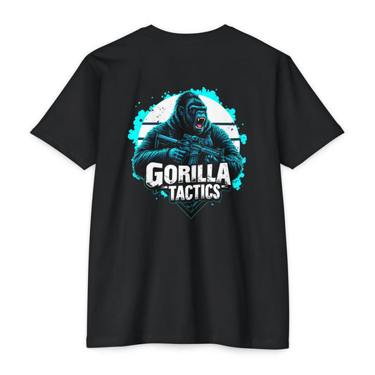 Gorilla Tactics Shirt – Armed Primate Graphic Tee for Alpha Males & Tactical Freaks with taste