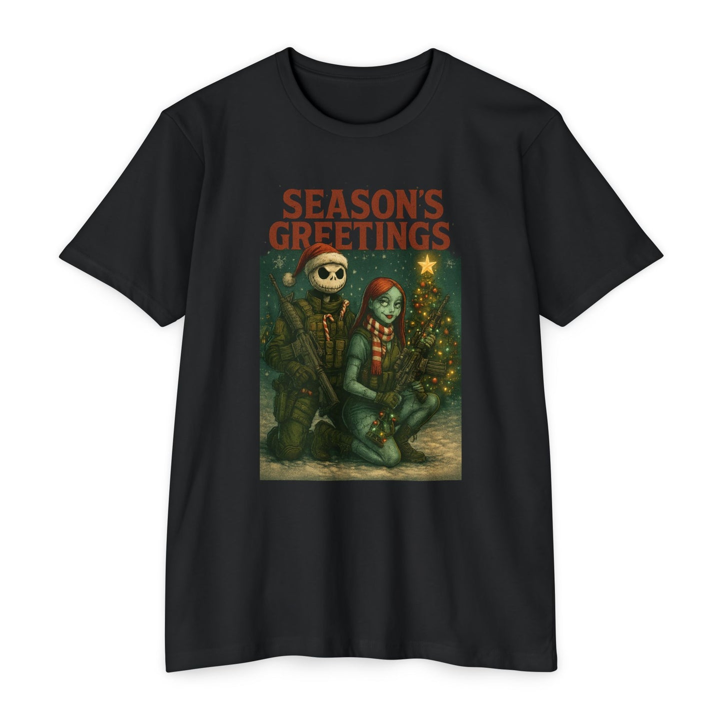Season’s Greetings Tactical Xmas Shirt – SAVOPS Nightmare Edition