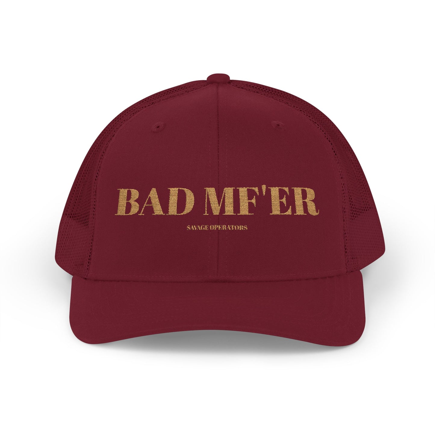 Bad MF’er Hat – Bold Statement Trucker Cap | Savage Operators Apparel