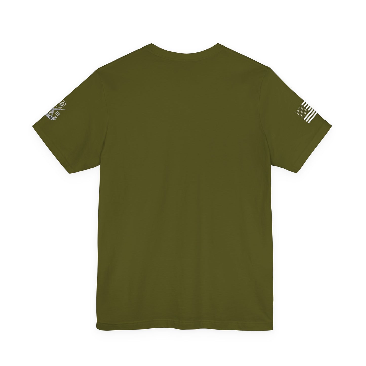 Premium Basic Tee's with WHITE FLAG (multiple color choices)