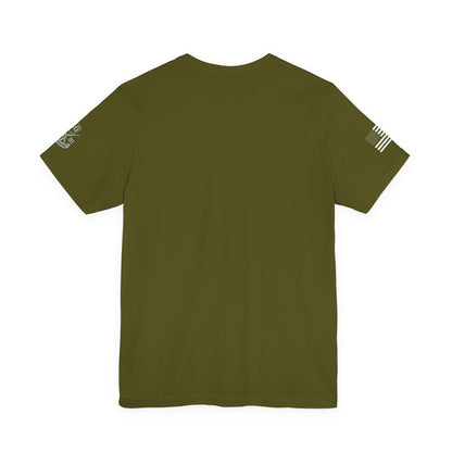 Premium Basic Tee's with WHITE FLAG (multiple color choices)