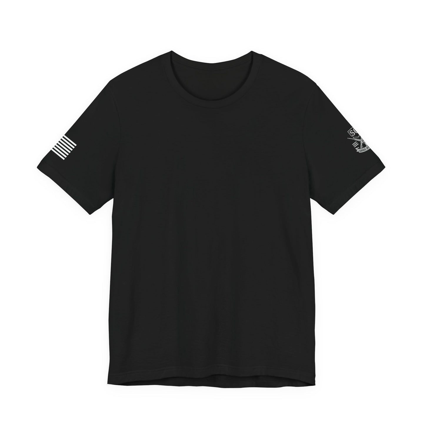 Premium Basic Tee's with WHITE FLAG (multiple color choices)